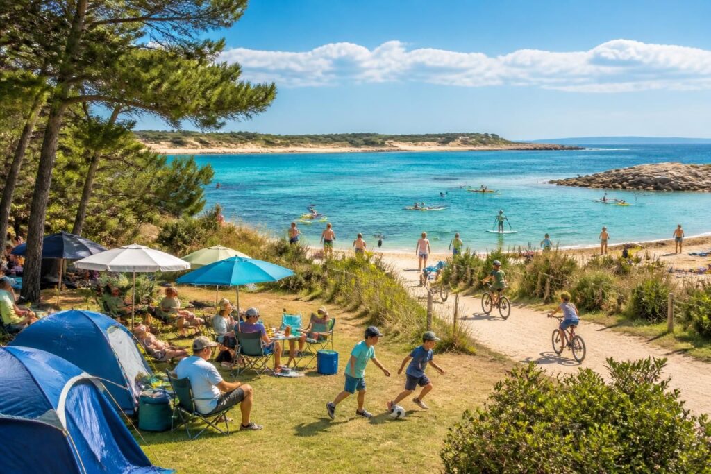 découvrez le camping des 4 plages, un lieu idéal alliant détente et activités variées au bord de la mer pour des vacances inoubliables en famille ou entre amis.